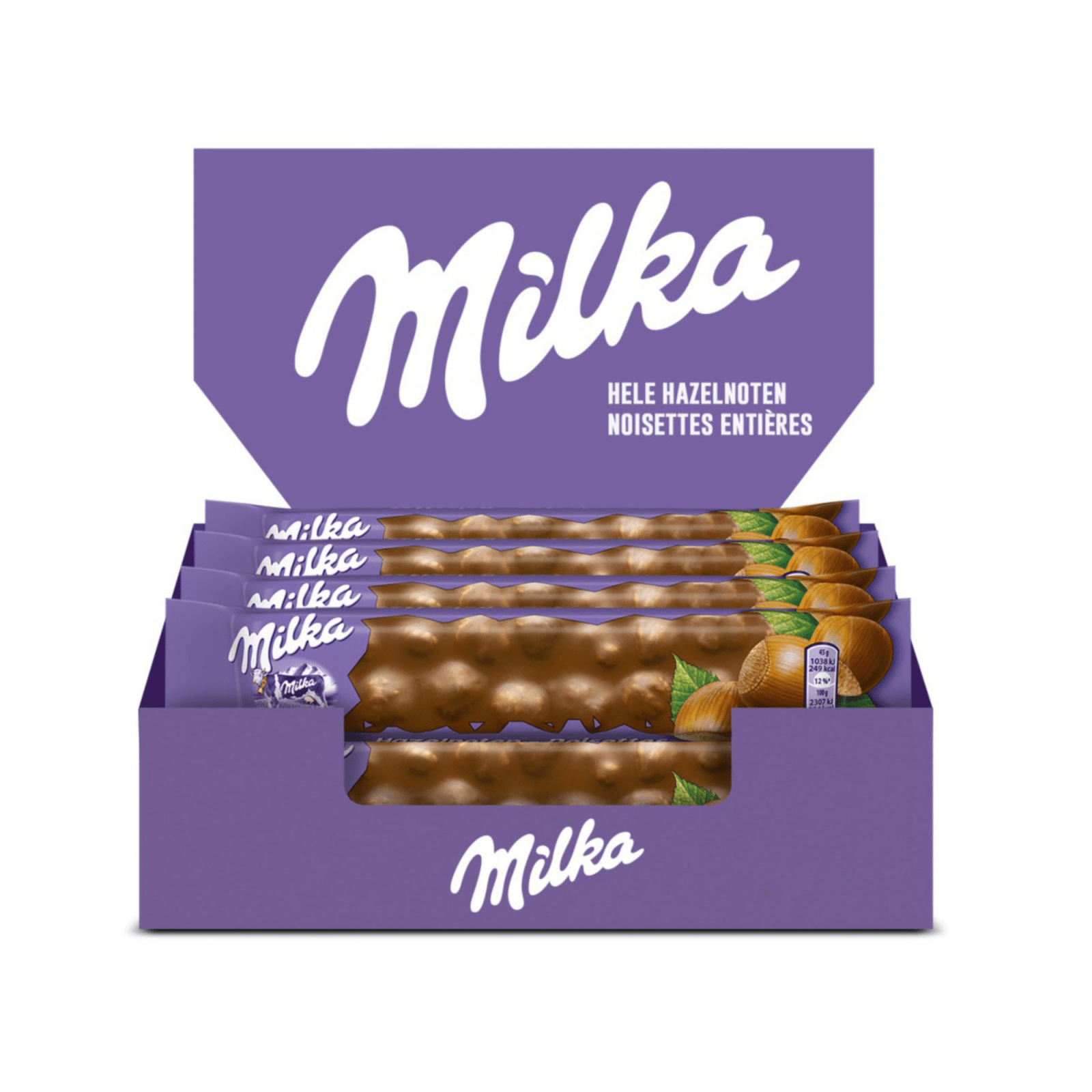 Barre Milka noisette (30x45gr)