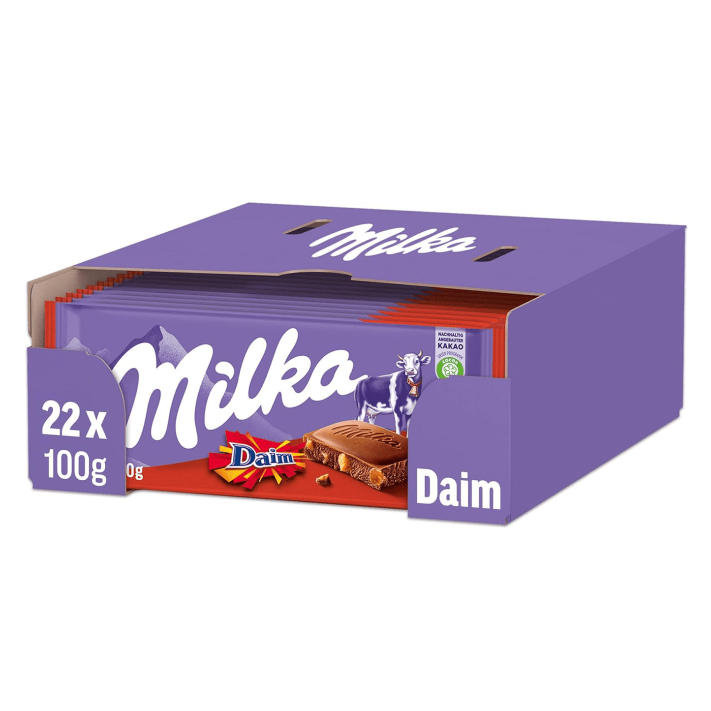 Tablette Milka peau de daim (22x 100gr)
