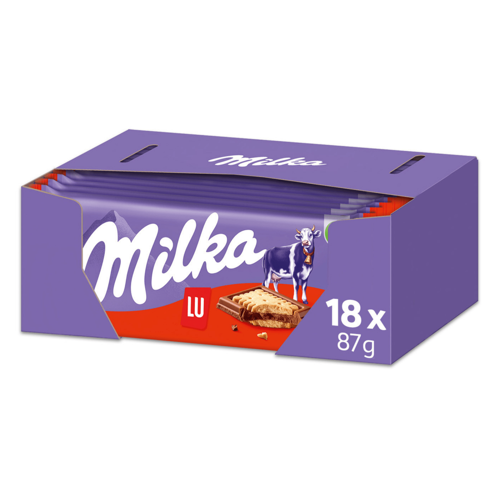 Milka comprimé lu (18x 87gr)