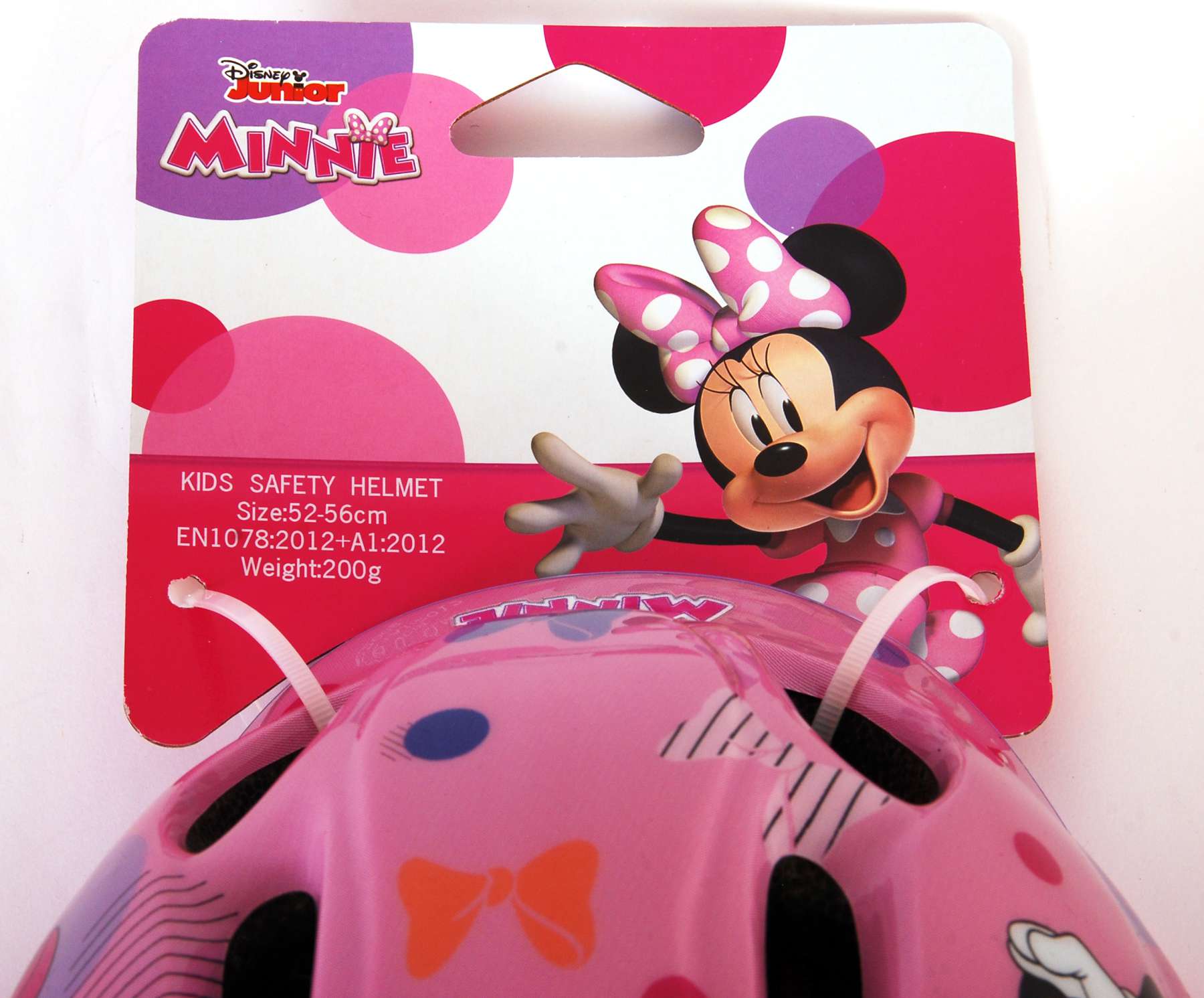 Casque de vélo Disney Minnie Bow-Tique 52-56 cm rose