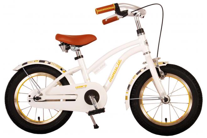 Volare Miracle Children's Bicycle - Girls - 14 pouces - White - Collection Prime