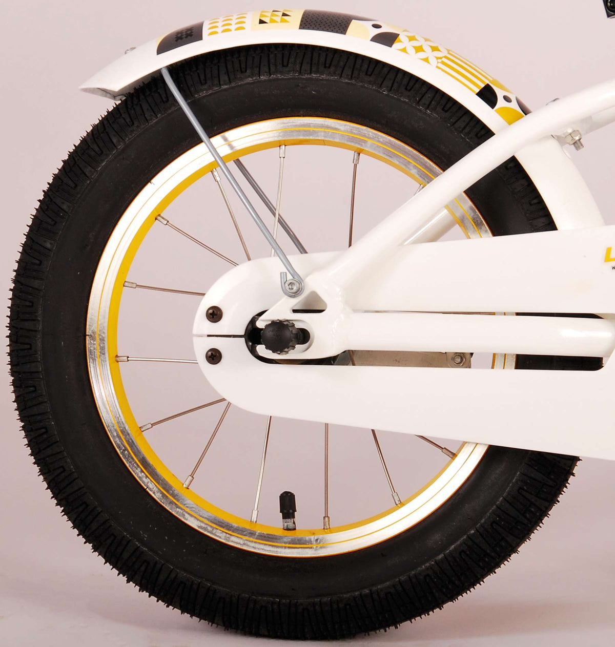 Volare Miracle Children's Bicycle - Girls - 14 pouces - White - Collection Prime