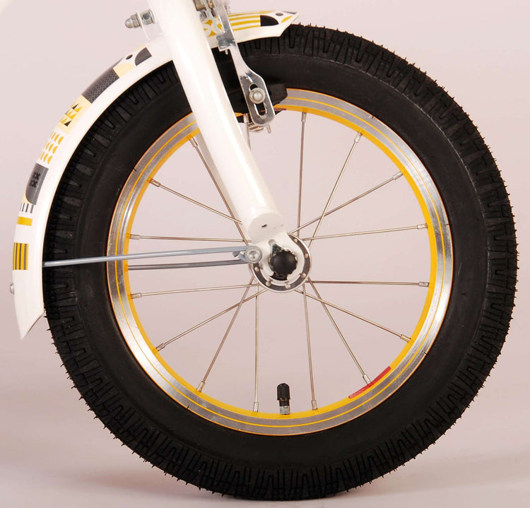 Volare Miracle Children's Bicycle - Girls - 14 pouces - White - Collection Prime