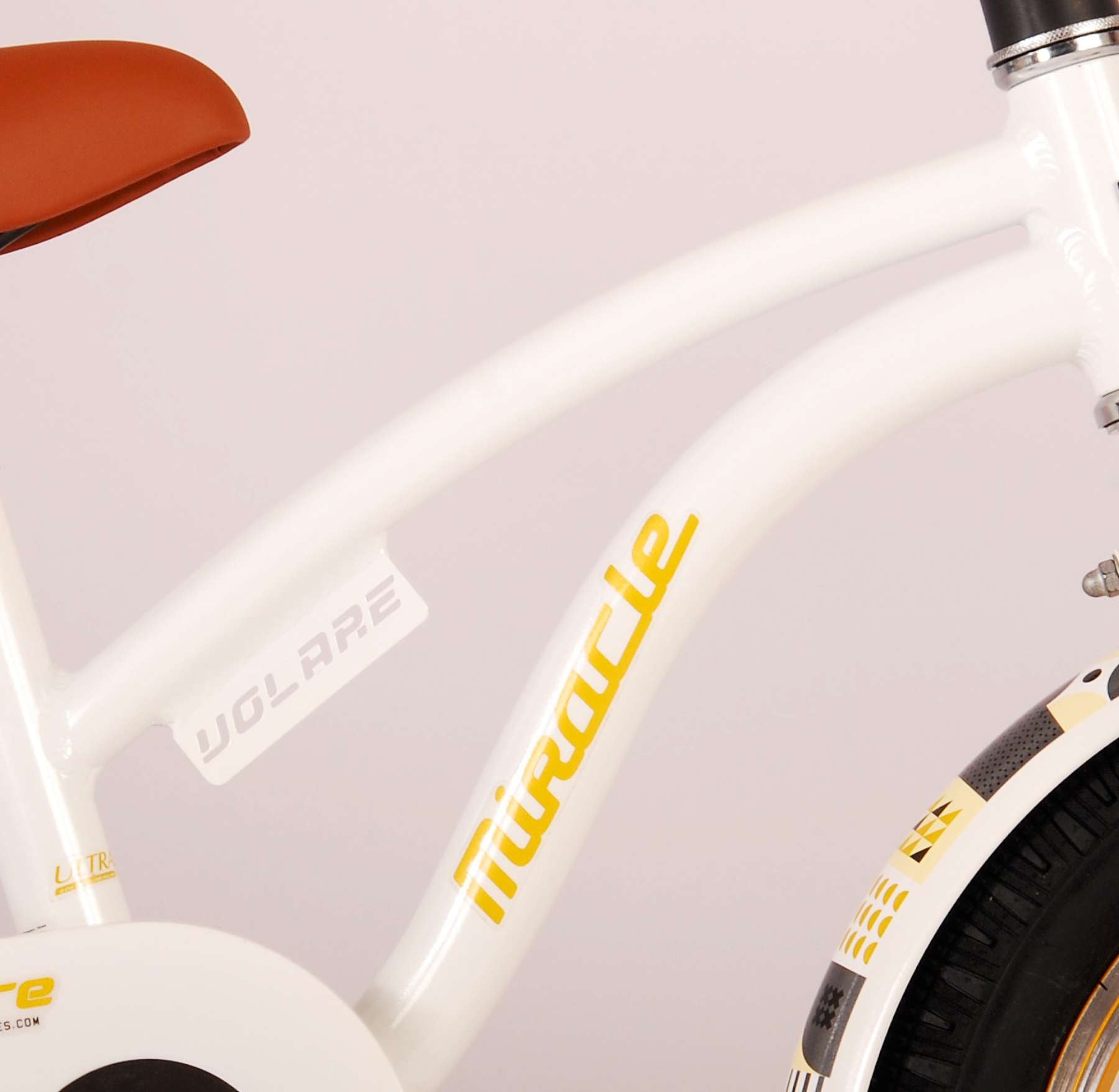 Volare Miracle Children's Bicycle - Girls - 14 pouces - White - Collection Prime