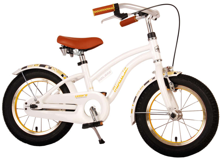 Volare Miracle Children's Bicycle - Girls - 14 pouces - White - Collection Prime
