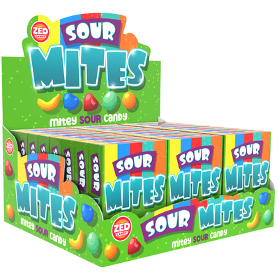 Boîte de poche aigre aux acariens Zed Candy (24 pièces)