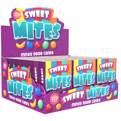 Boîte de poche sucrée Zed Candy Mites (24 pièces)
