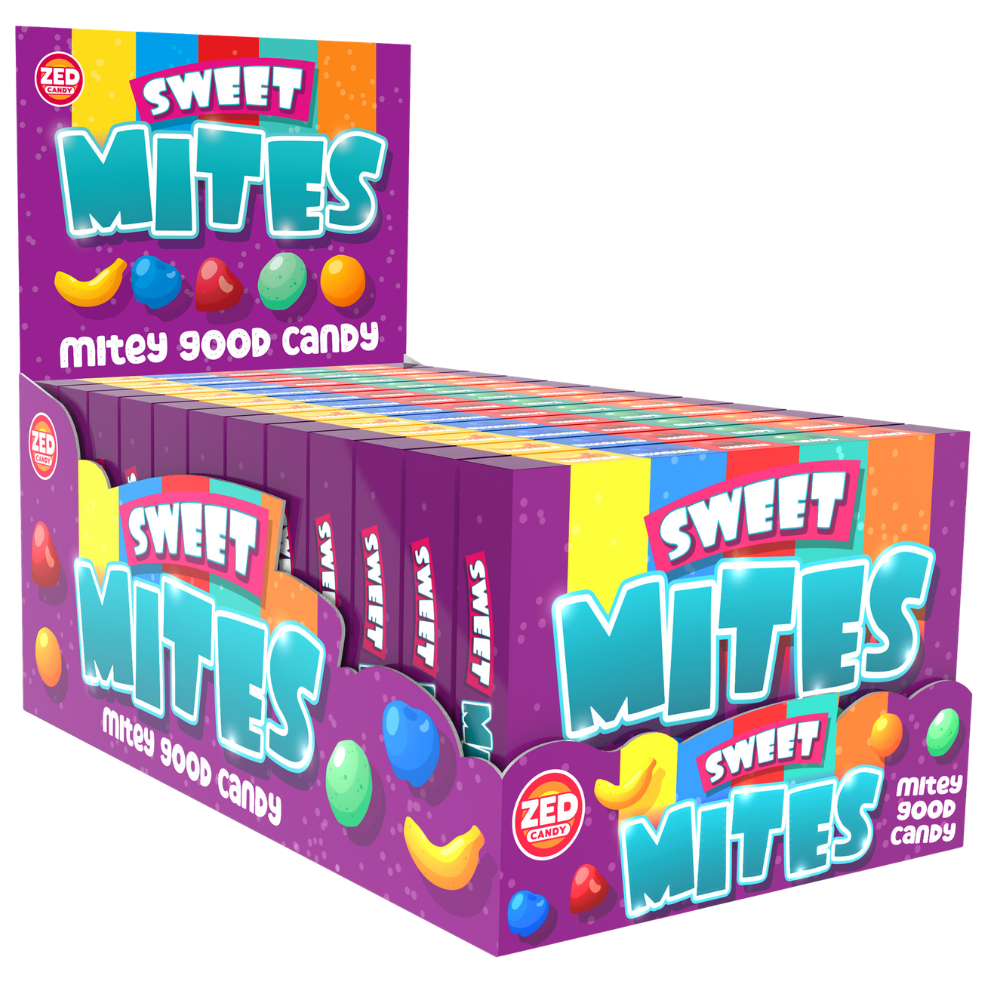Boîte de théâtre sucrée Zed Candy Mites (12 pièces)