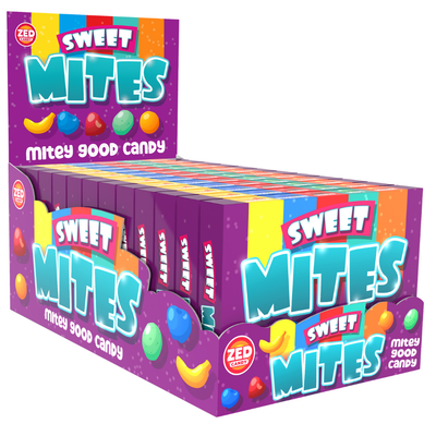 Boîte de théâtre sucrée Zed Candy Mites (12 pièces)