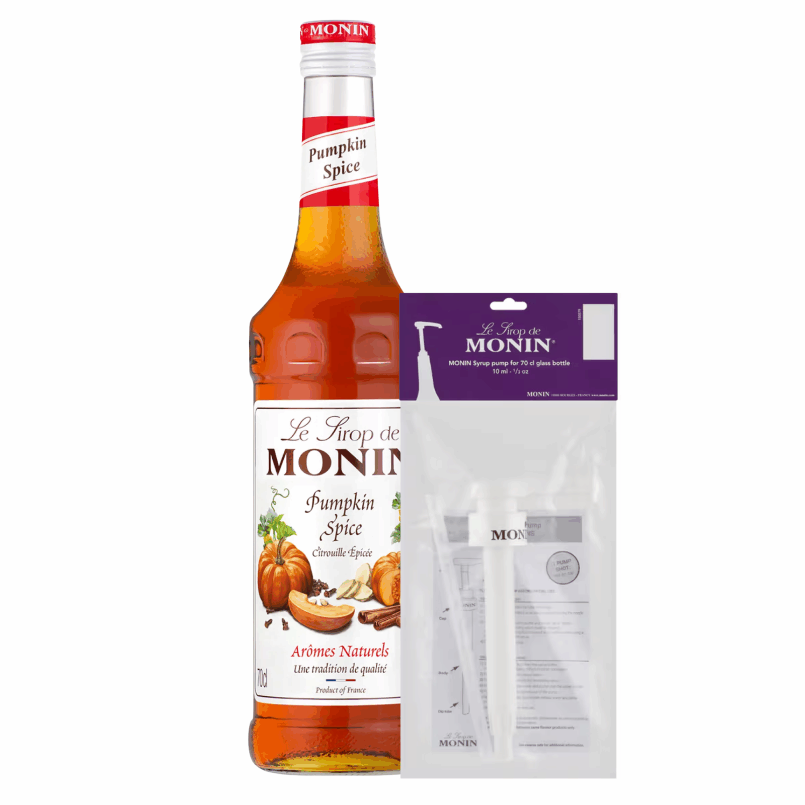 Potiron Monin + pompe (70cl)