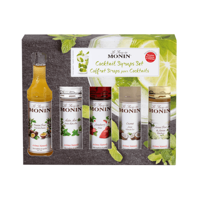 Coffret cocktail sirop Monin (5x 5cl)