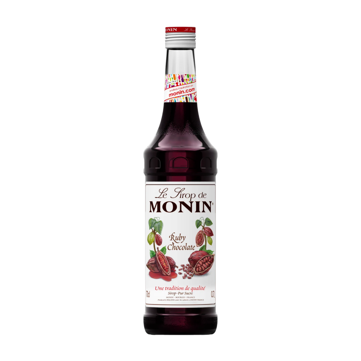 Sirop de chocolat rubis Monin 70 cl