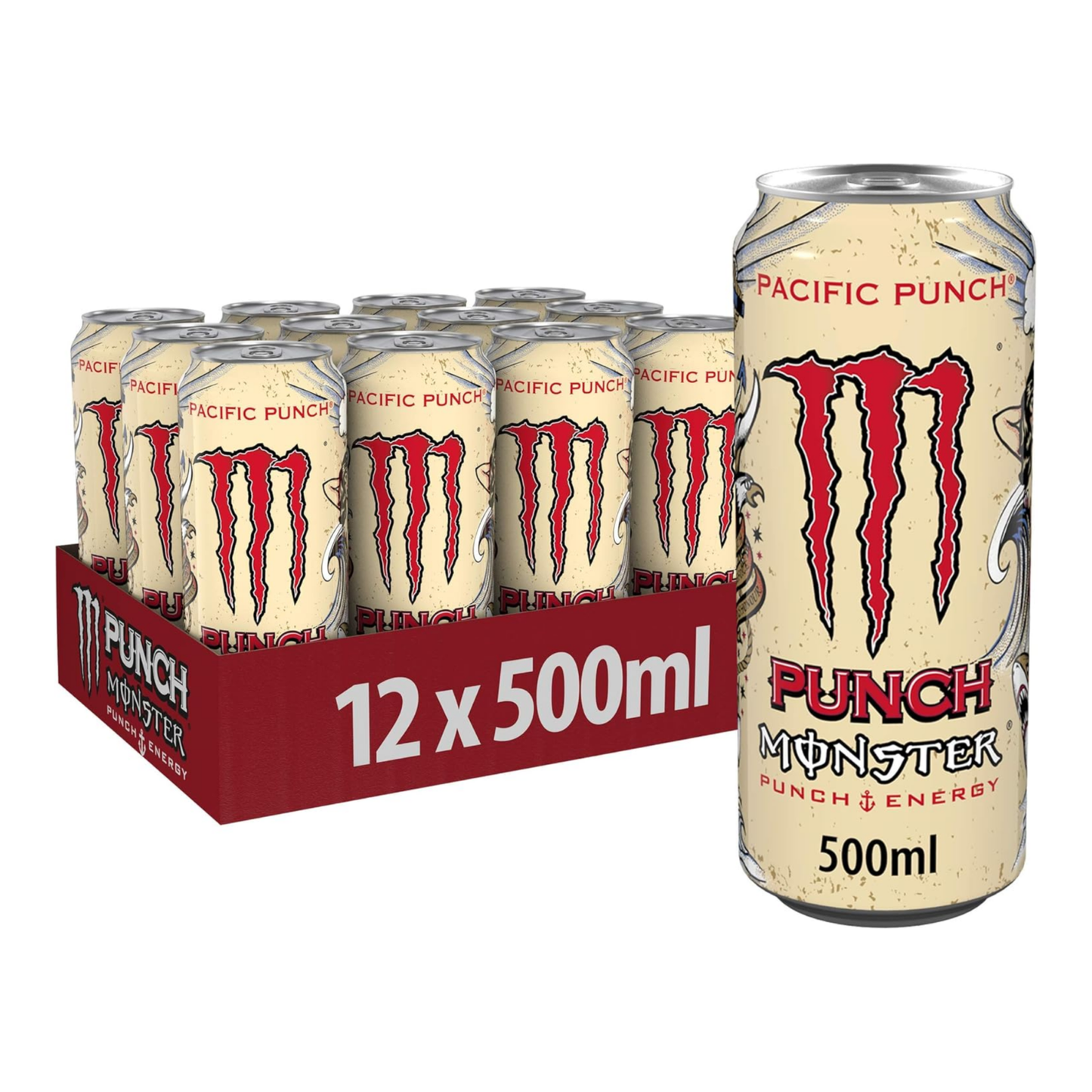 Boîte de punch Monster Energy Pacific (12x 50cl)
