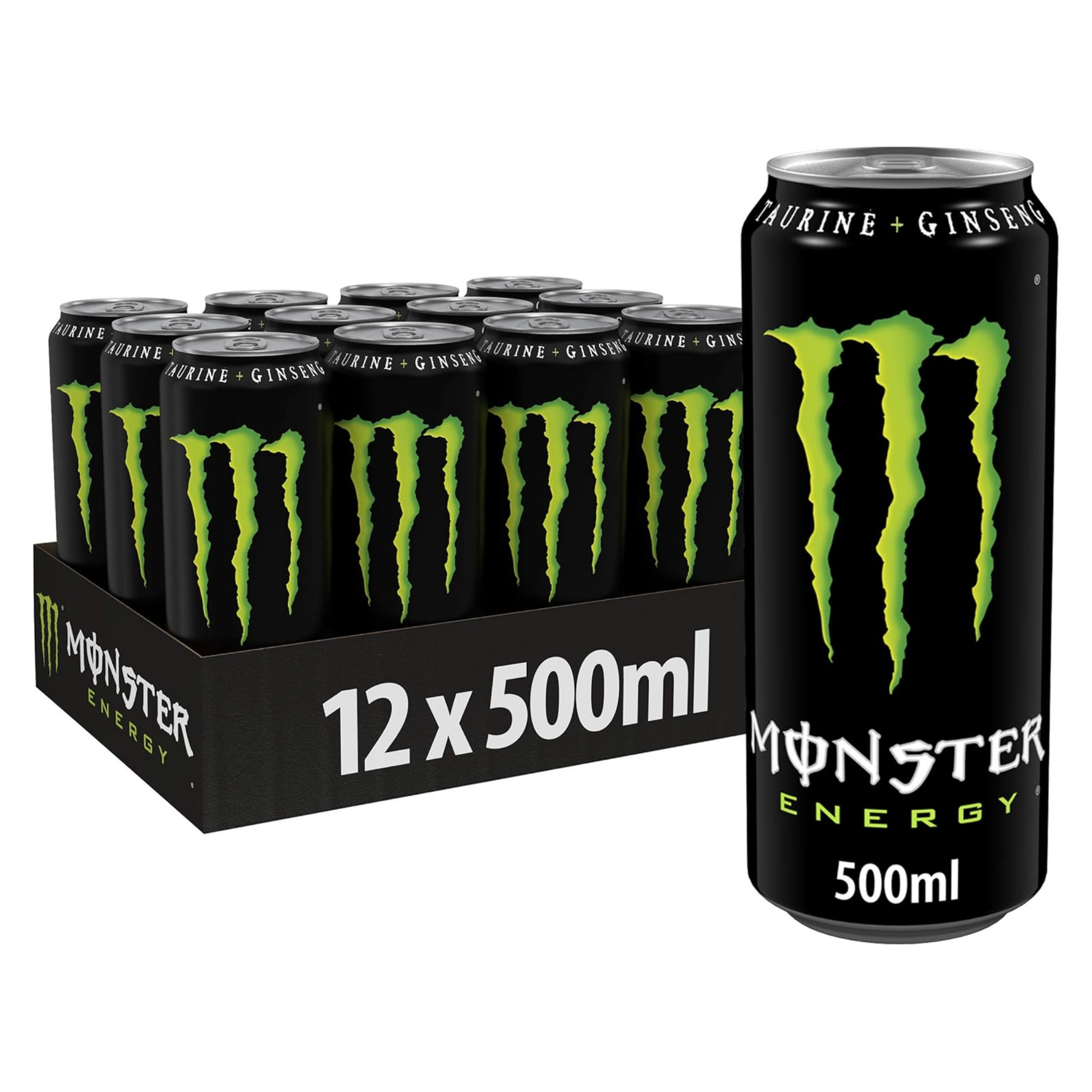 Canette régulière Monster Energy (12x 500ml)