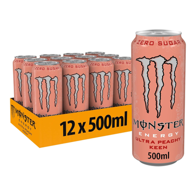 Canette Monster ultra pêche (12x 0,5 litre)