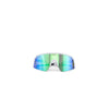 Naos lunettes de soleil ziris régulières mat blanc bleu vert