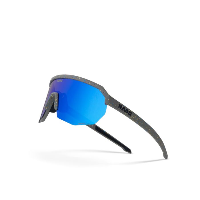 Naos lunettes de soleil helbo régulier funfetti bleu