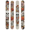 Skull Roses Nail Fish Long