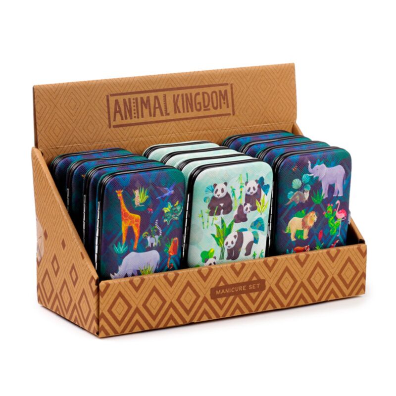 Ensemble de manucure en 5 parties royaume animal