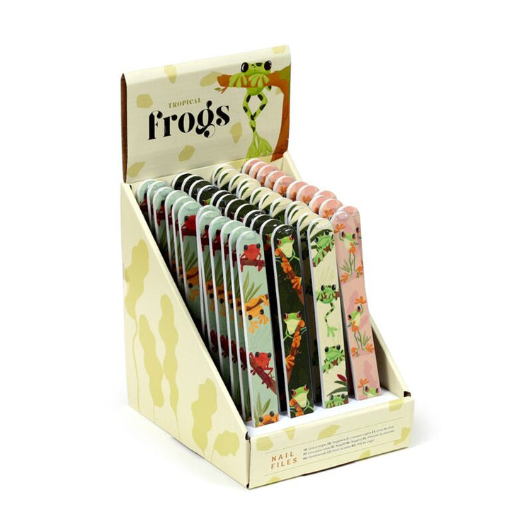 Fichier de ongles des grenouilles tropicales