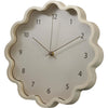 Horloge de style maison en forme de fleur 3ass Ø30cm