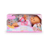 NENUCO BABYPOP avec un corps doux violet d'environ 32 cm de taille