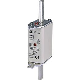 Fusible à lame Eti 63a - 500v din nh1 gg | 3 pièces