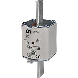 Fusible à lame Eti 400a - 500v din nh2 gg | 3 pièces