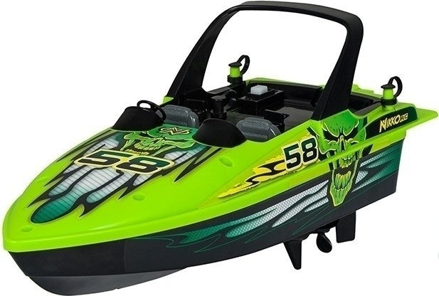 Nikko Toys Nikko RC Race Boat : vert énergie (10171 10170)