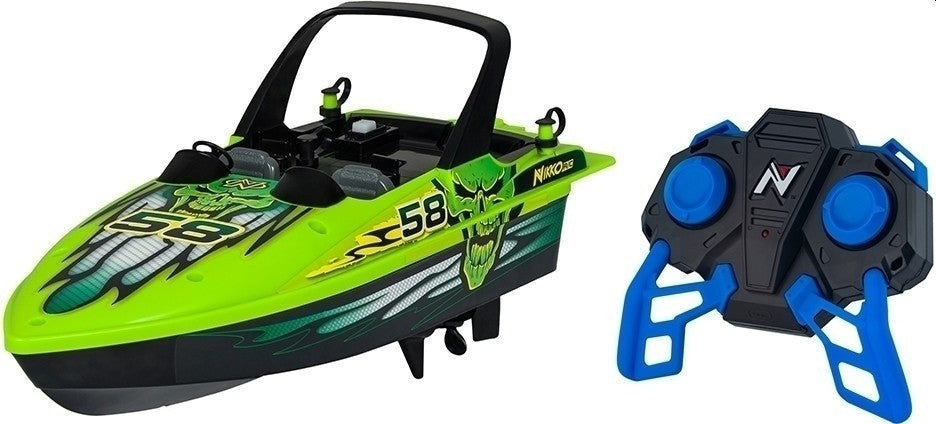 Nikko Toys Nikko RC Race Boat : vert énergie (10171 10170)