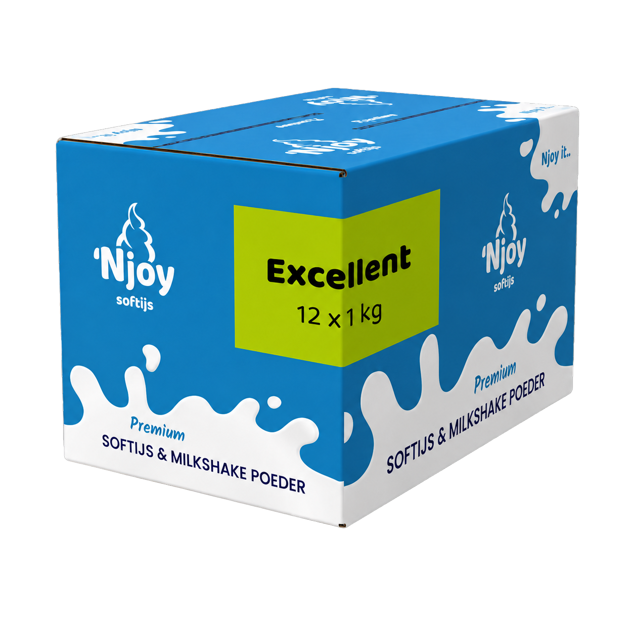 Njoy excellent mélange d'arômes de crème fouettée (12x 1kg)