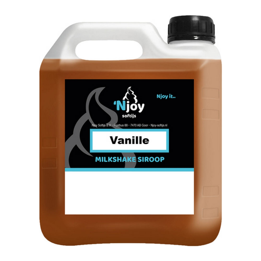 Njoy shake sirop vanille (2 litres)