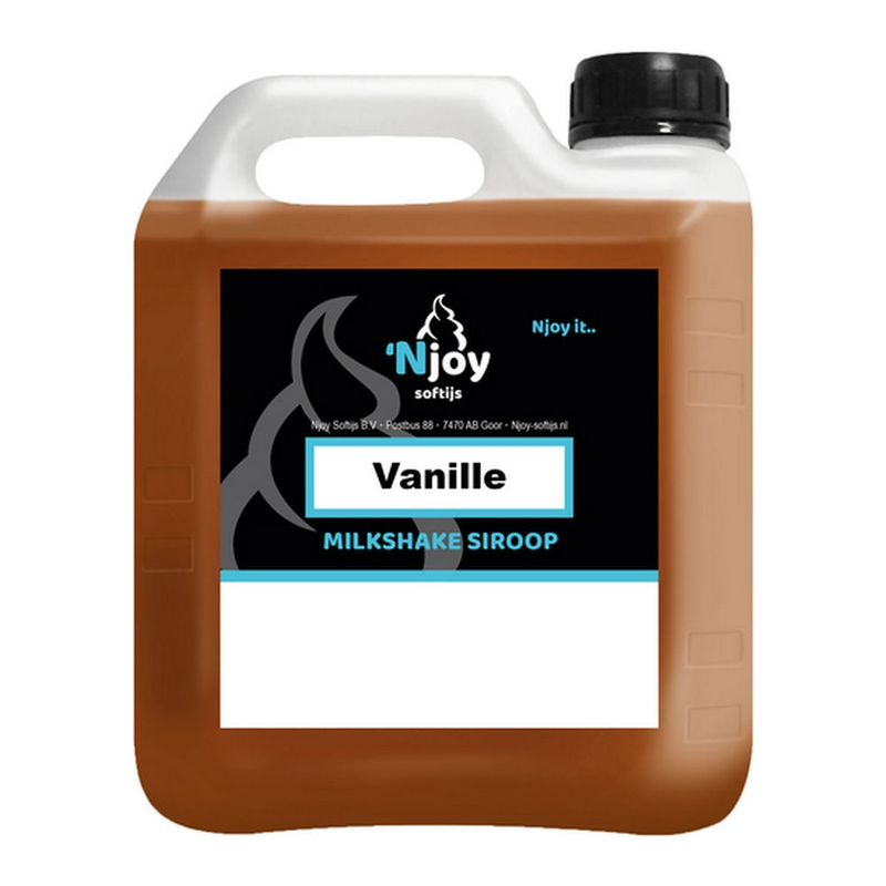 Njoy shake sirop vanille (2 litres)