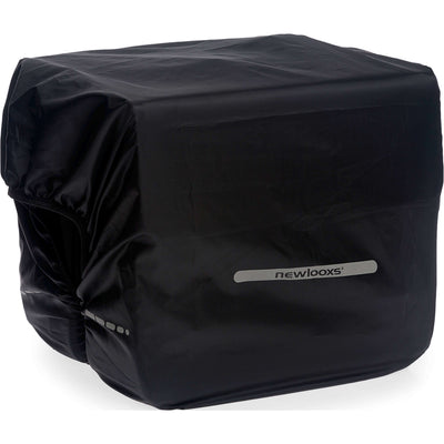 Nouveau Looxs Rain Cover Double - Black Waterproof Polyester Bicycle Bag - Reflection - 40x97 cm