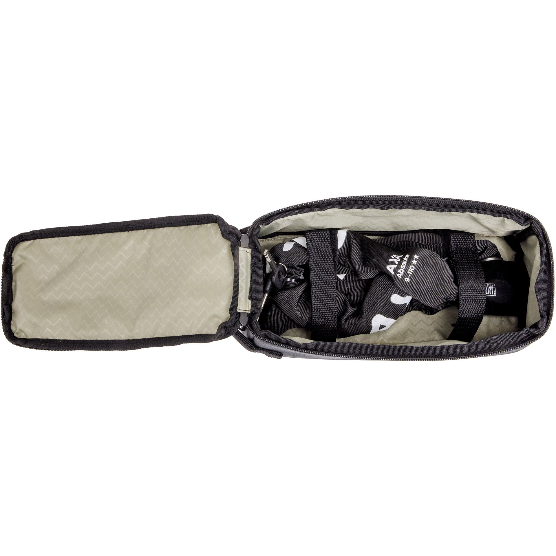 Newlooxs new looxs sac porte-bagages lock mik 2.0 4,5l polyester noir