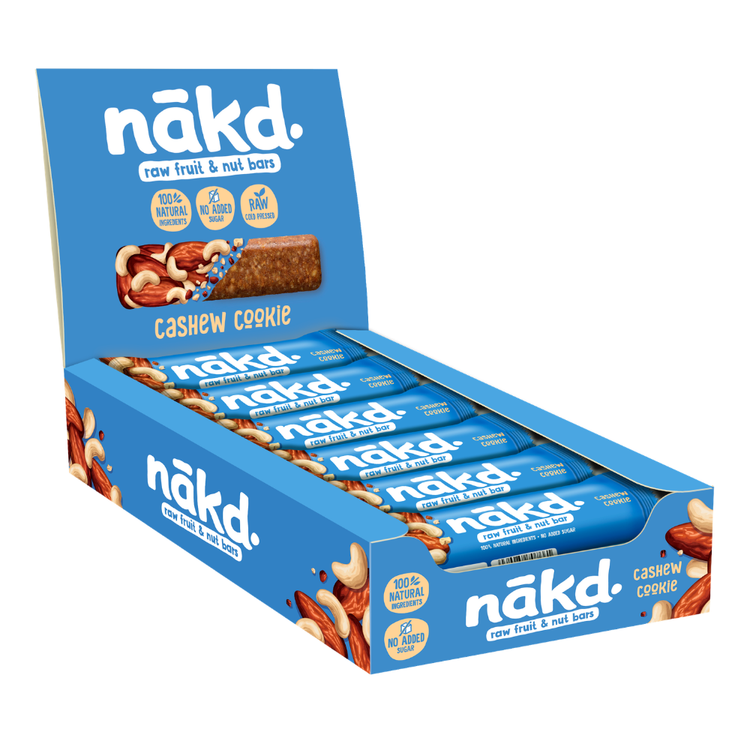 Barre à biscuits Nakd aux noix de cajou (18x 35gr)