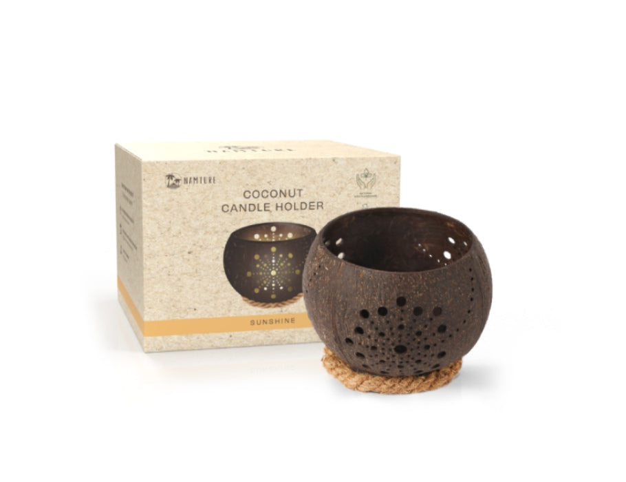 Nomture du bougeoir de noix de coco
