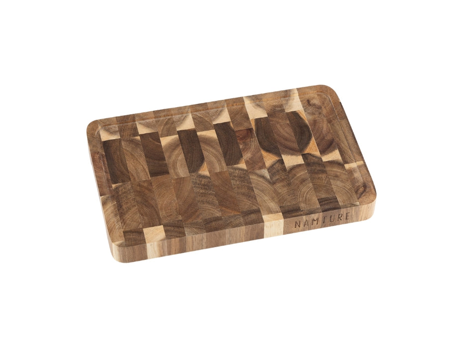 Planche à découper Namture bois d'acacia - m - 28 x 18 x 2,5 cm