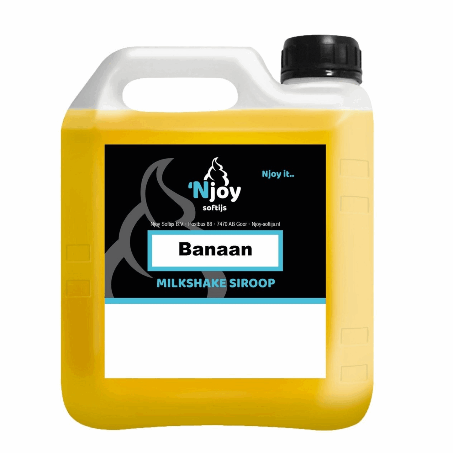 Njoy milkshake sirop banane (2 litres)