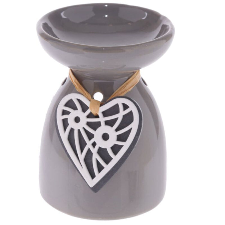 Brûleur à parfum en céramique en bois en bois en bois