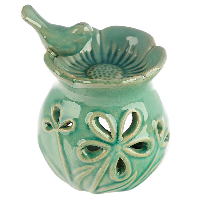 Braveur de parfum en céramique de fleurs d'eden Bird en céramique