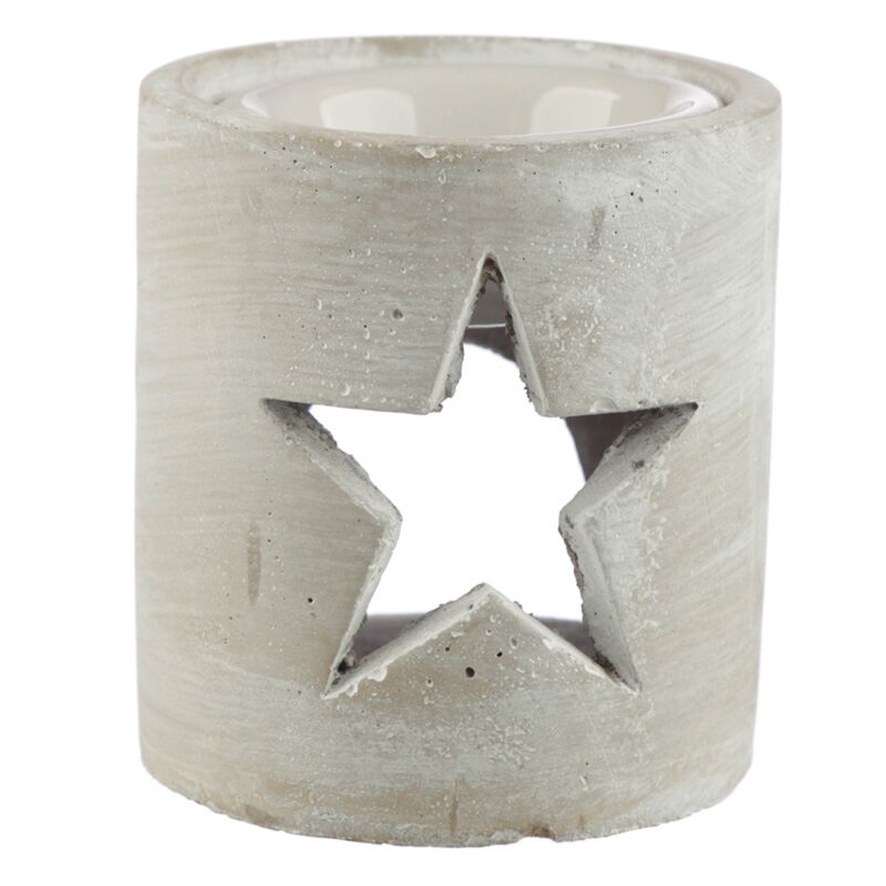 Gris Eden Christmas Star Concrete Scent Burner