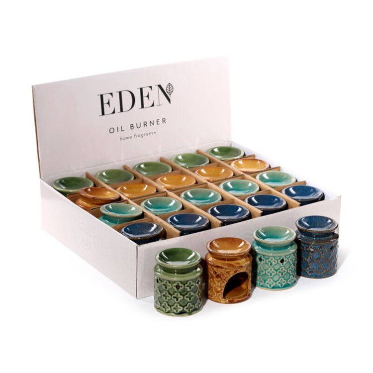 Brûleur d'odeur de motif de fleurs Eden petit Eden facile