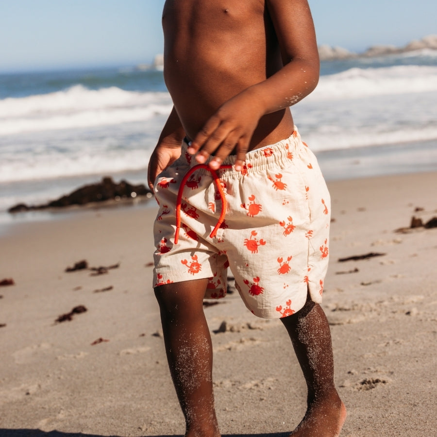 Crabby | Bénégers beige UV Swimming Trunks Boys
