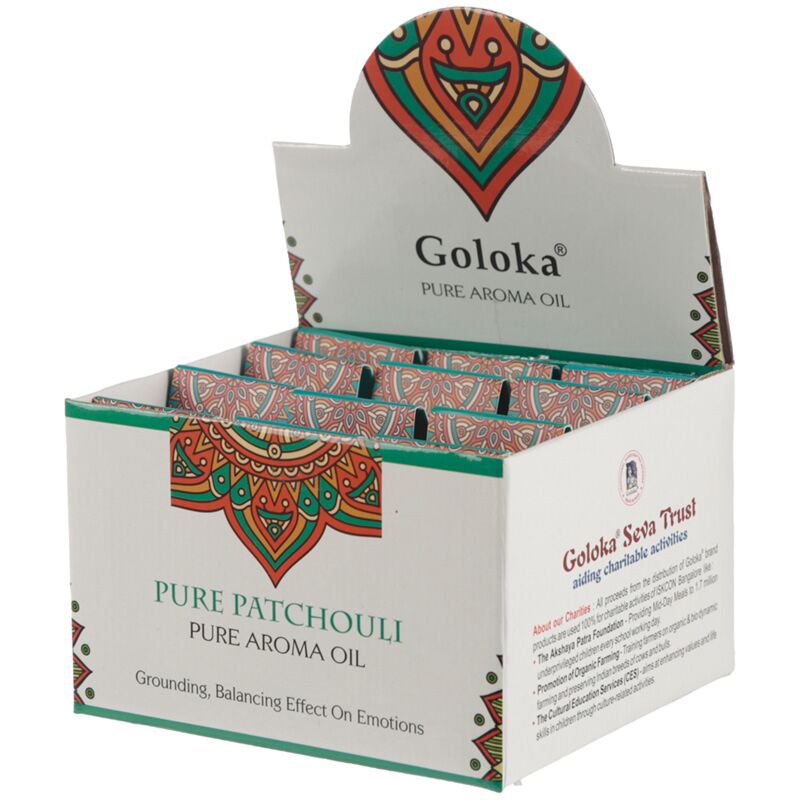Patchouli pur 10 ml - Huile de parfum Goloka