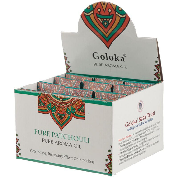 Patchouli pur 10 ml - Huile de parfum Goloka