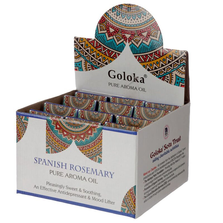 Rosemary espagnol 10 ml - Huile de parfum Goloka