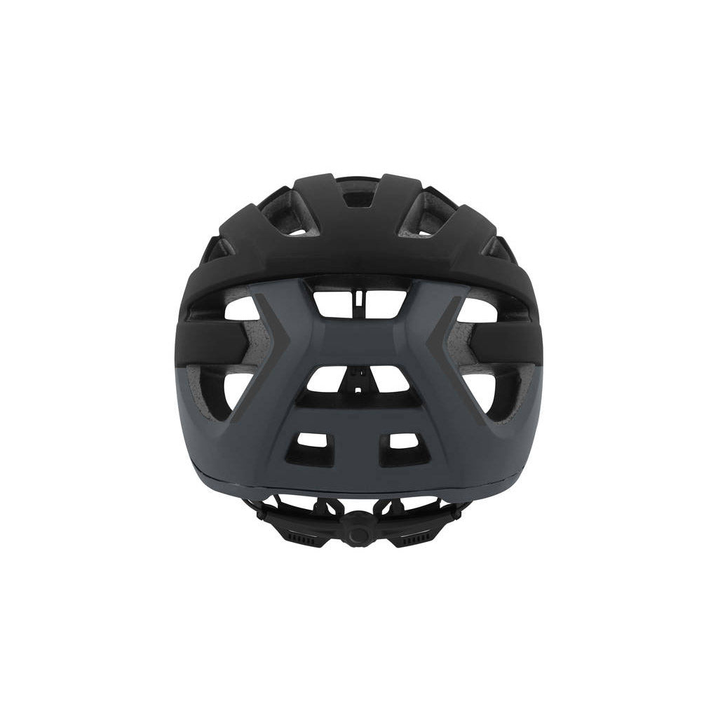 Casque de vélo de sentier Taille noire gris foncé L (58-61 cm)