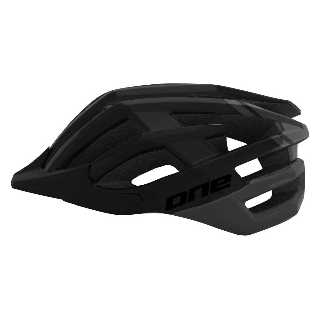 Un seul Helm Mtb Race S M (54-58) Gray noir