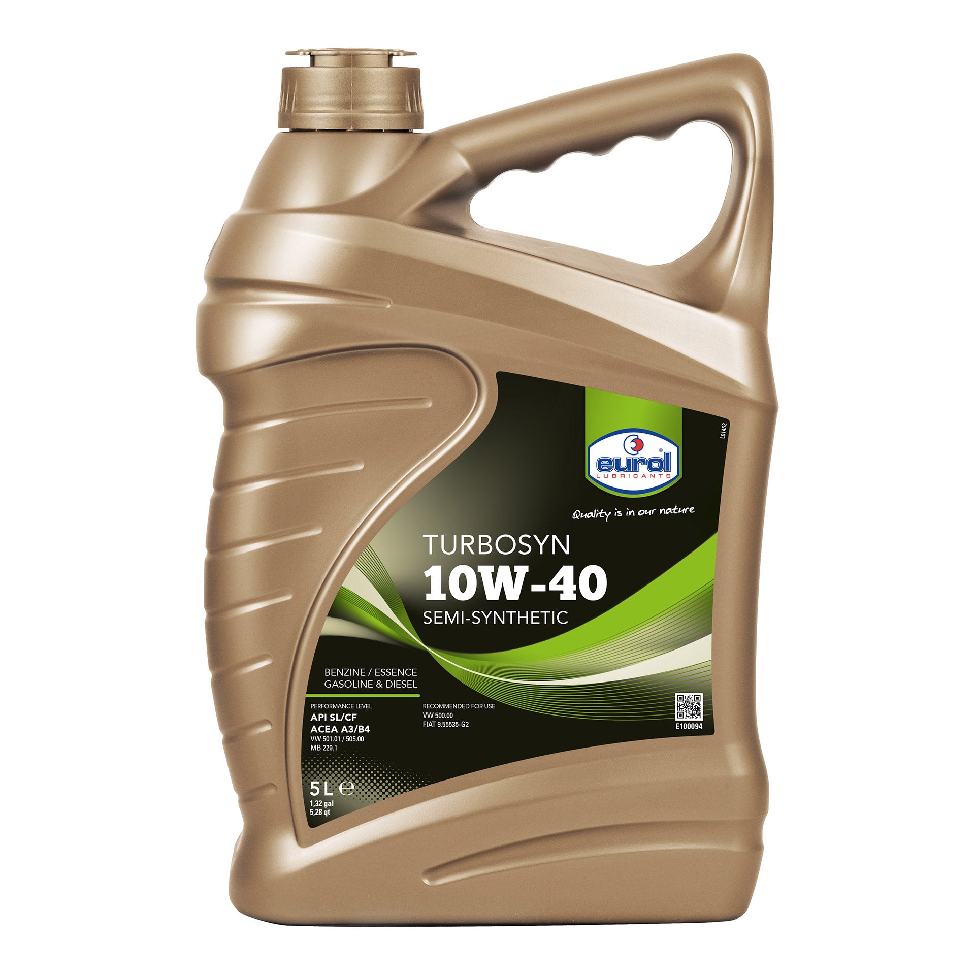 Eurol Carter Huile 10W40 SF CC P 5 litres